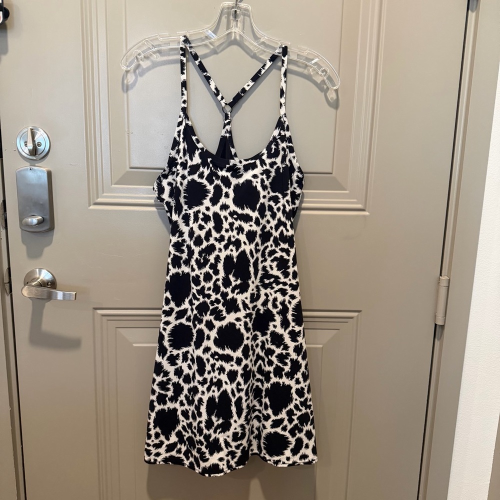 Outdoor Voices The Exercise‎ Dress Black White Size Small